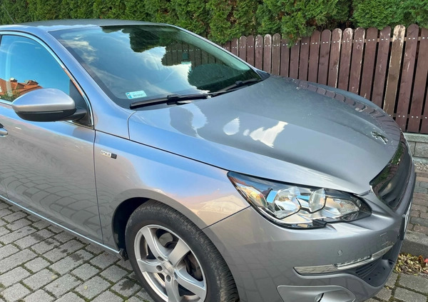 Peugeot 308 cena 38500 przebieg: 67000, rok produkcji 2015 z Warszawa małe 172